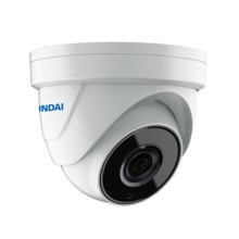 Minidomo fijo HD-TVI serie PRO con iluminación Smart IR de 40 m para exterior. CMOS de 2MP. Salida de vídeo HD-TVI. Óptica motor