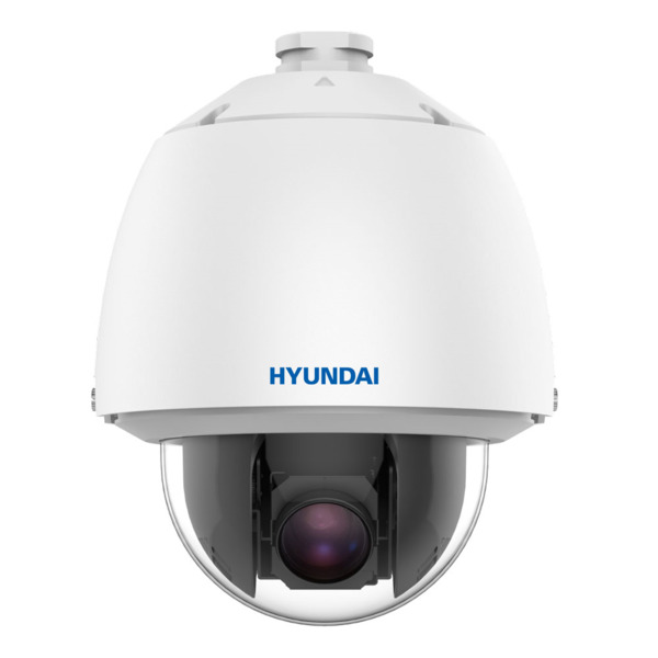 Domo PTZ IP HYUNDAI. 2MP@25ips, H.265+/H.264+. ICR, 0,005/0,001 lux. Zoom óptico 25X: 4,8~120 mm. BLC, HLC, WDR 120dB, 3D-DNR, D