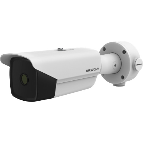 DS-2TD2138-4/QY Cámara bullet térmica IP con analítica VCA, 384 x 288, óptica fija 4 mm, 35mK, 12um, prec ±8 °C, E/S alarm/audio
