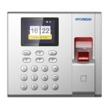 Terminal autónomo de Control de Accesos y Presencia HYUNDAI con lectura biométrica de huella y lector de tarjetas EM. Hasta 1.00