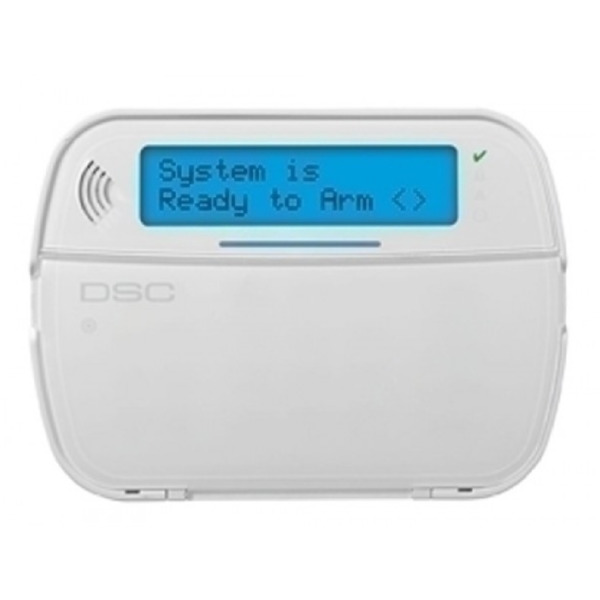 DSC HS2LCDWF8E1 Teclado LCD Vía Radio, 32 caracteres y 128 zonas. Grado 2