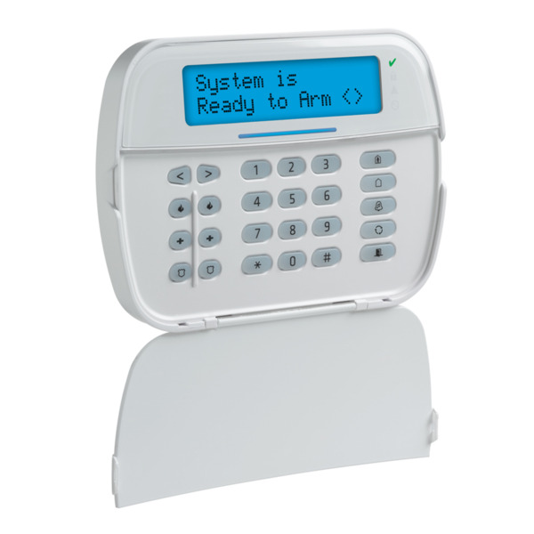DSC HS2LCDWFP8E1 Teclado LCD Vía Radio. 32 caracteres. 128 zonas. Lector Proximidad. Grado 2