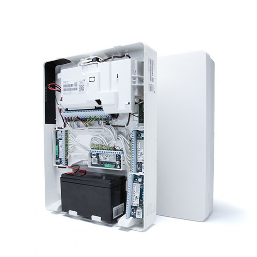 DSC IQPR015P Central de 8 a 128 zonas y 8 particiones. Incluye comunicador LTE/4G, Wifi / Ethernet y receptor PowerG. Transcepto