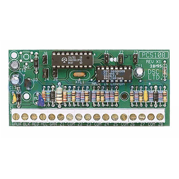 DSC PC5108 Expansor de 8 zonas cableadas. Grado 2