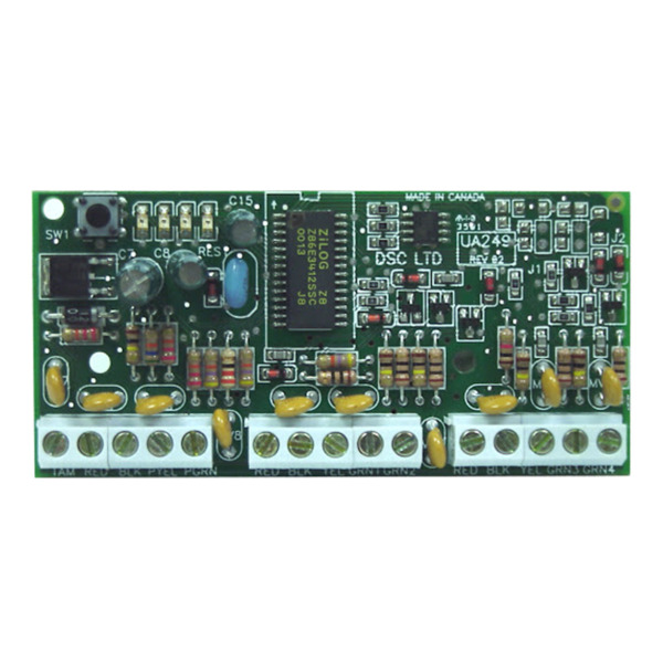 DSC PC5320 Módulo Receptor Vía Radio. Hasta 4 módulos pueden ser conectados a una central. Grado 2