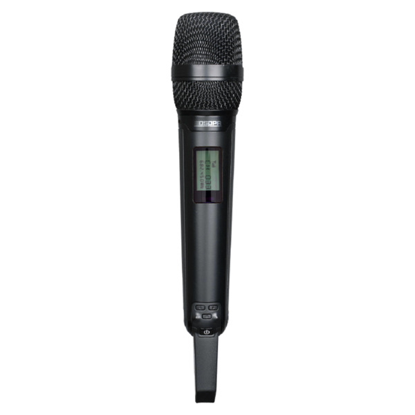 DSPPA DSPPA-D5811 Micrófono de mano - Inalámbrico - Antena integrada - Pantalla integrada - Compatible con receptor DSPPA-D5815 (1)