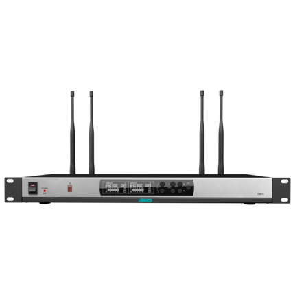 Comprar DSPPA DSPPA-D5815 Receptor de micrófonos inalámbrico - Canal dual - Pareado mediante IR - Control de volumen para cada canal - Salida XLR - Compatible con micros DSPPA-D58XX