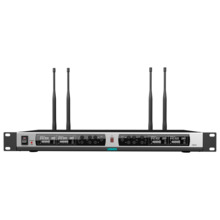 DSPPA DSPPA-D5816 Receptor de micrófonos inalámbrico - Cuatro canales - Pareado mediante IR - Control de volumen para cada canal