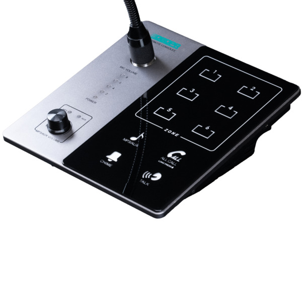 DSPPA DSPPA-DMA60M Micrófono de pupitre - Pulsador para anuncios - Hasta 6 micros encadenables - Alimentación mediante amplifica (3)