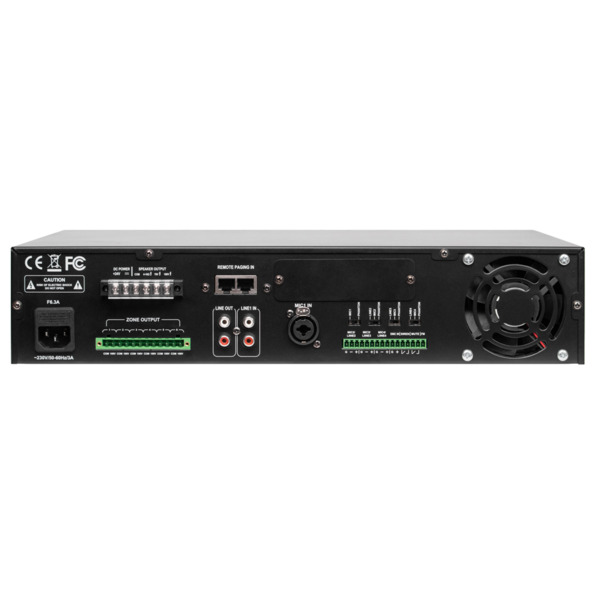 DSPPA DSPPA-DMA6500U Matriz mezclador digital - Amplificador 100V - Reproductor USB / Radio FM / Blutooth - Potencia nominal 500 (1)