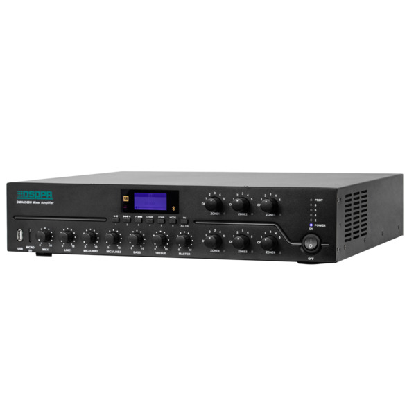 DSPPA DSPPA-DMA6500U Matriz mezclador digital - Amplificador 100V - Reproductor USB / Radio FM / Blutooth - Potencia nominal 500