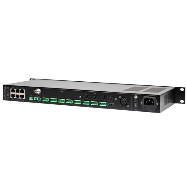 DSPPA DSPPA-MAG505 Matriz de control - 5 zonas - Reproductor USB - Múltiples entradas - Alimentación Phantom para micro (1)