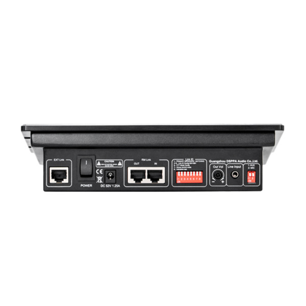 DSPPA DSPPA-PAVA9008 Micrófono de pupitre  - Anuncios generales y de emergencia - 16 teclas de selección de zona - Uso manual y (3)