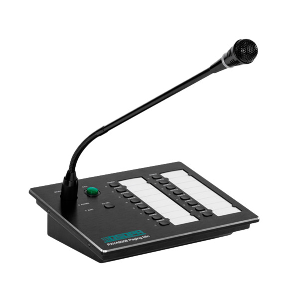 DSPPA DSPPA-PAVA9008 Micrófono de pupitre  - Anuncios generales y de emergencia - 16 teclas de selección de zona - Uso manual y (5)