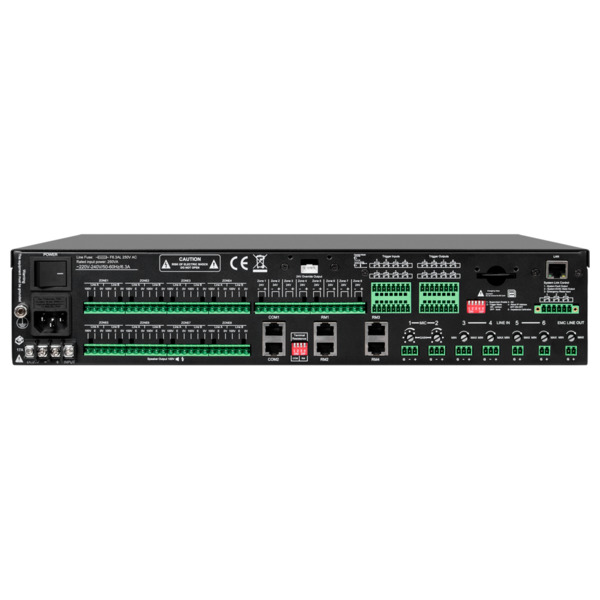 DSPPA DSPPA-PAVA9500 Sistema de emergencia - Amplificador de backup - Potencia 500W - 2 Entradas MIC - 4 entradas LINE - Softwar (1)