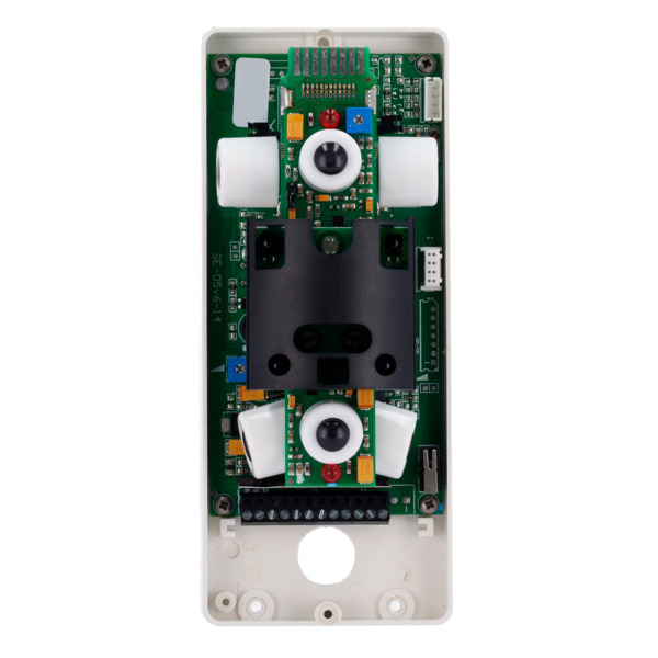 DUEVI DV-MOSKITO-F Detector exterior Duevi cableado - Doble PIR por cada lado y doble PIR frontal - Cobertura total 180º / Antim (1)