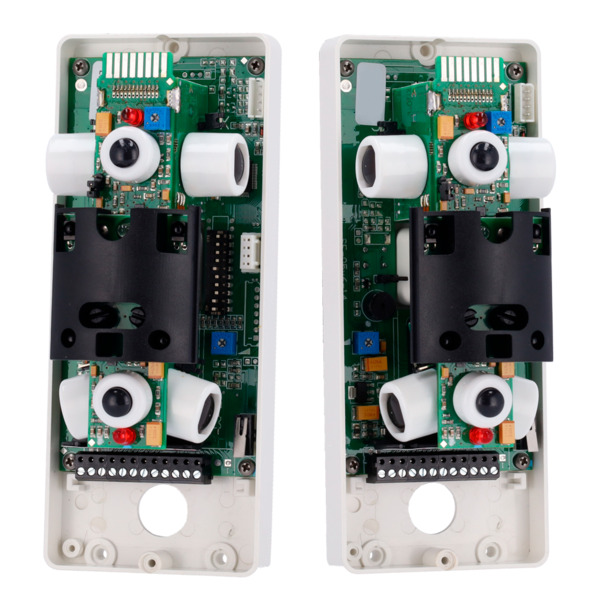 DUEVI DV-MOSKITO-F Detector exterior Duevi cableado - Doble PIR por cada lado y doble PIR frontal - Cobertura total 180º / Antim (3)