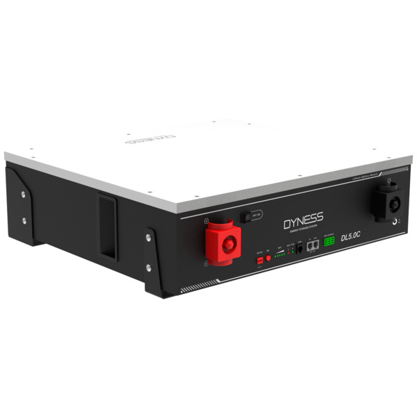 DYNESS DY-DLC-5120 Batería estacionaria - Capacidad 5120Wh - LiFePO4 51.2V / 100Ah - 6000 ciclos de vida - Hasta 50 unidades en (3)