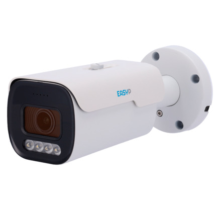 Comprar EASYP EP-IPB130ZA-8-DL Cámara Bullet IP AI EASY-P - 8MP | Lente Motorizada 2.7~13.5 mm - IR 50 m | Luz blanca 40 m | Mic - Instalación Plug &amp; Play - IA por Humanos y/o Vehículos - IP67 | PoE | P2P | Metal