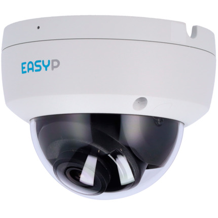 Comprar EASYP EP-IPD320A-8 Cámara Domo IP AI EASY-P - 8MP | Lente 2.8 mm - IR 30 m | Mic - Instalación Plug &amp; Play - IA por Humanos y/o Vehículos - IP67 | PoE | IK10 | P2P | Metal