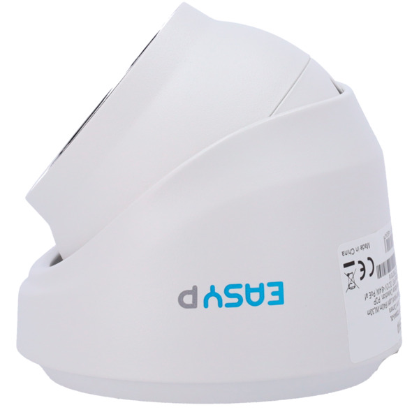 EASYP EP-IPT220A-8-DL Cámara Turret IP AI EASY-P - 8MP | Lente 2.8 mm - IR 40 m | Luz blanca 30 m | Mic - Instalación Plug &amp; (3)