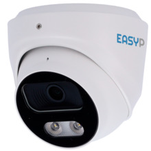 EASYP EP-IPT220A-8-DL Cámara Turret IP AI EASY-P - 8MP | Lente 2.8 mm - IR 40 m | Luz blanca 30 m | Mic - Instalación Plug &amp;