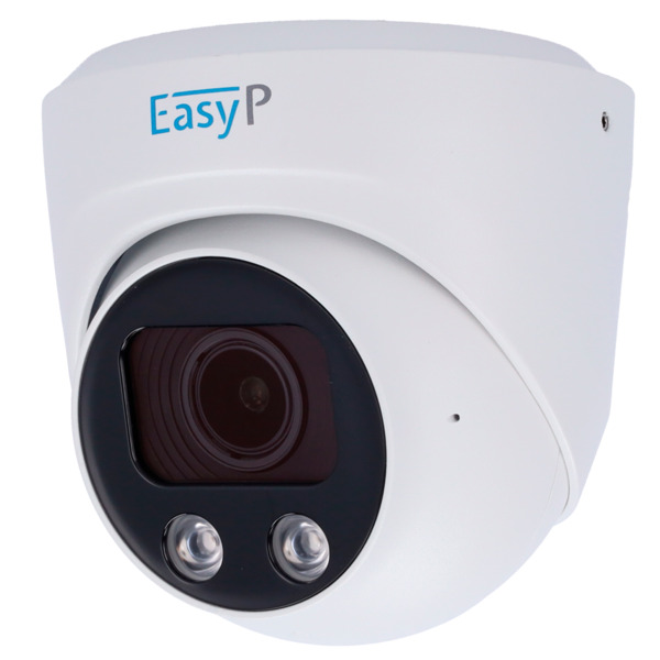 EASYP EP-IPT230ZA-4 Cámara Turret IP AI EASY-P - 4MP | Lente Motorizada 2.7 ~ 13.5 mm - IR 25 m | Mic - Instalación Plug & P