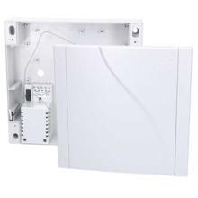 EBS QAR-365N QAR-365N Caja de plástico con accesorios y transformador para montar el comunicador QAR-360