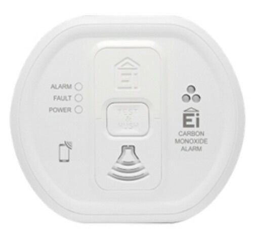 EIE EI928 Detector de CO autónomo con interconexión inalámbrica.