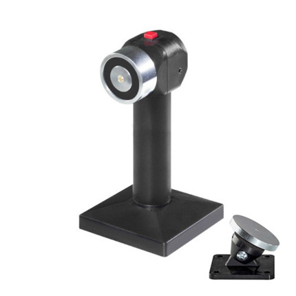 Comprar KIT S30110-25 Retenedor para puerta cortafuegos de 100kg./1000N de alta potencia, con brazo configurable de 22,2 o 28,5 cm. y pulsador de desbloqueo