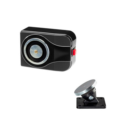 Comprar S20050N Retenedor para puerta cortafuegos de 50Kg/500N con caja y pulsador de desbloqueo. Color negro.