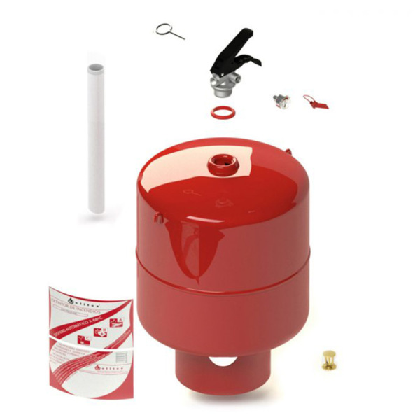 ELITEX T000091P Extintor automático de 9 Kg de Polvo ABC (1)