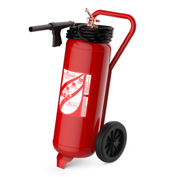 ELITEX T000111P CARRO CON EXTINTOR 50 KG ABC