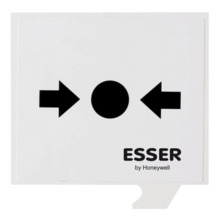ESSER 704964 Paquete de 10 plásticos flexibles de repuesto para pulsador rearmable de alarma de diseño compacto
