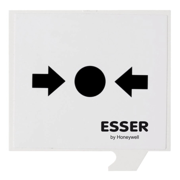 ESSER 704964 Paquete de 10 plásticos flexibles de repuesto para pulsador rearmable de alarma de diseño compacto