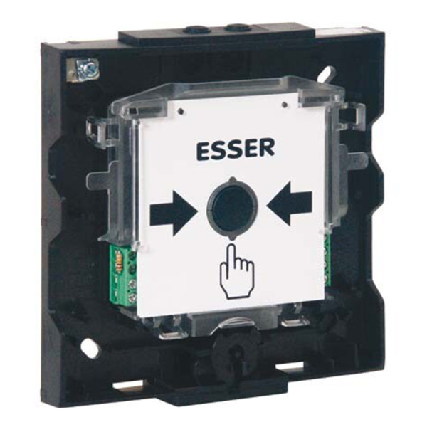 ESSER 804906 Módulo electrónico de pulsador de incendio analógico, modular con salida de relé configurable. Caja de montaje no i