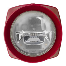 ESSER 807224RR Flash IQ8Alarm rojo y Sirena con aislador. Conexión directa a lazo esserbusPLus