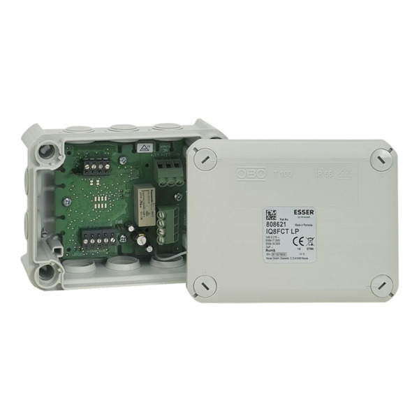 ESSER 808621 Transponder IQ8FCT LP configurable de 1 entrada + 1 salida
