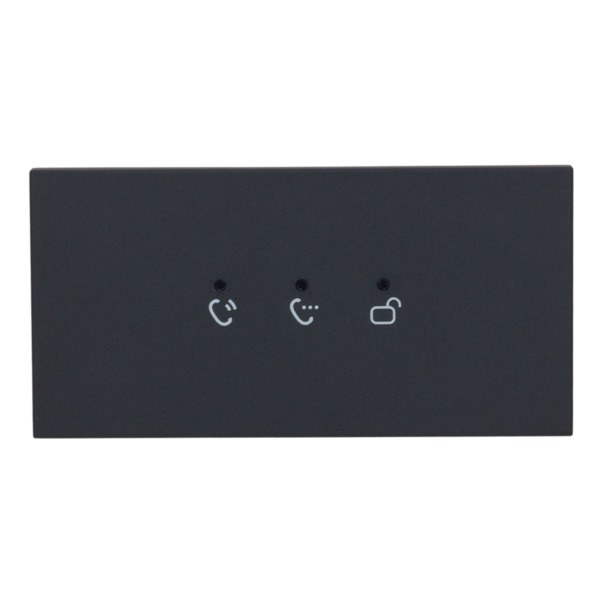 Estación Exterior Modular para Videoportero IP con Indicador para Series VTO4202FB-X. Color Negro
