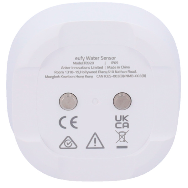 EUFY EUFY-ALARM-WATER Sensor de inundación y congelación Eufy  - Inalámbrico 868 MHz
 - Compatible con el sistema de alarma Eufy (5)