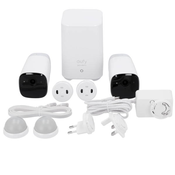 EUFY EUFY-CAM2PRO-S221 Kit 2 Cámaras + 1 HomeBase Eufy by Anker - 2K / 13400 mAh / Sensor PIR + Humanos - HomeBase WiFi / LAN / (7)