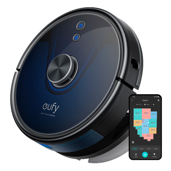 EUFY EUFY-CLEAN-ROBOVAC-L35-HYBRID Robot Aspirador Eufy by Anker - Potencia máxima de 3200 Pa - Capacidad del depósito 330 ml Po