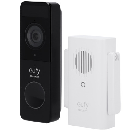 Comprar EUFY EUFY-DOORBELL-C211 Kit de Timbre Wifi con vídeo Eufy by Anker - Resolución 1080p - Detección de rostros y cuerpos humanos  - Hasta 120 días de bateria - Almacenamiento integrado 16 GB   - Apta para exterior