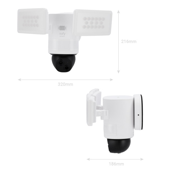 EUFY EUFY-FLOODLIGHTCAM-E340 Cámara doble Eufy by Anker - Resolución 3K - Detección Humanos, mascotas y vehículos - Vigilancia 2 (1)