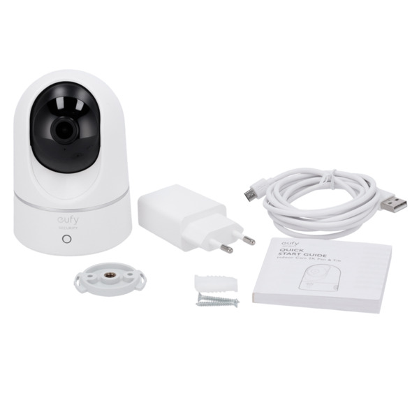EUFY EUFY-INDOORCAM-E220 Cámara Eufy by Anker - 2K (1080P) - 1/2.7" Progressive Scan CMOS - Lente 2.8 mm | WDR | IR 10 m - (7)