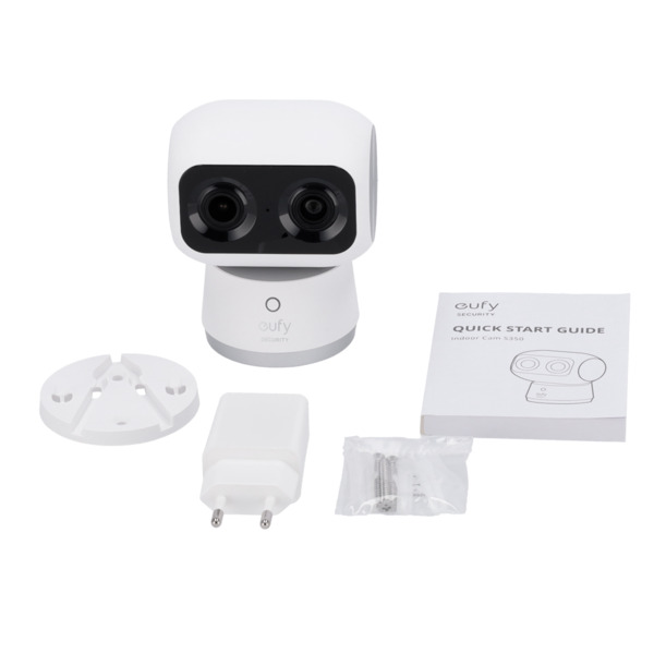 EUFY EUFY-INDOORCAM-S350 Cámara PTZ Eufy by Anker - 4K (3840 x 2160) - Detección Humanos y mascotas  - Audio bidireccional / Ran (5)