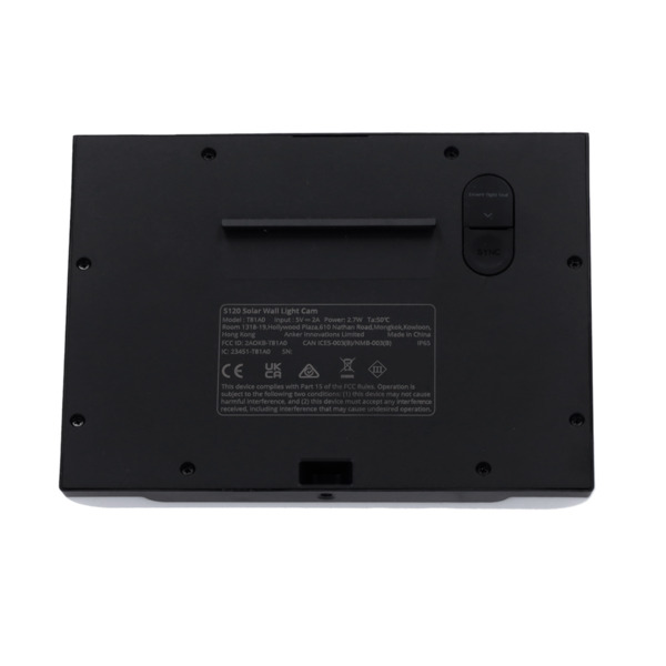 EUFY EUFY-SOLARWALL-LIGHTCAM-S120 Cámara con foco solar Eufy by Anker - Resolución 2K / Detección PIR y Humanos - Batería solar (3)