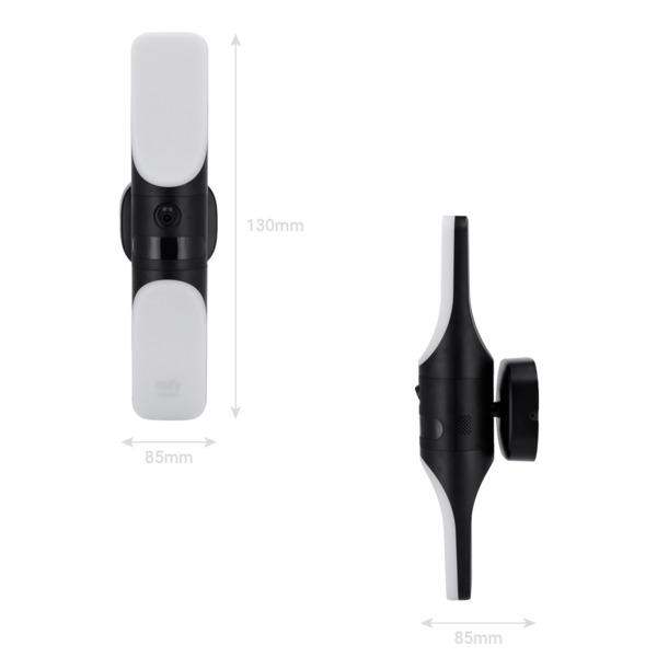 EUFY EUFY-WIREDWALL-LIGHTCAM-S100 Cámara con foco Eufy by Anker - Resolución 2K / Detección PIR y Humanos - Foco 1200 lm / Blanc (1)