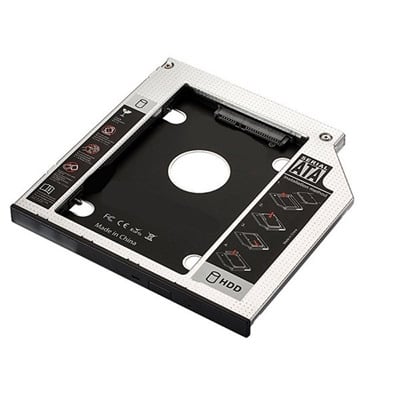 EWENT ADAP.HDD/SSD SATA PARA UNIDAD ÓPTICA 9.5mm