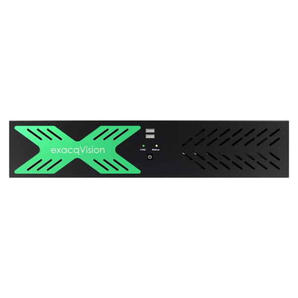 Exacq EX-3 PE16-02T-LC NVR IP PoE+ todo-en-uno Serie LC UNA. Licencias para 16 cÃ¡maras IP. 150Mbps. Salidas HDMI y VGA. 2TB. RJ